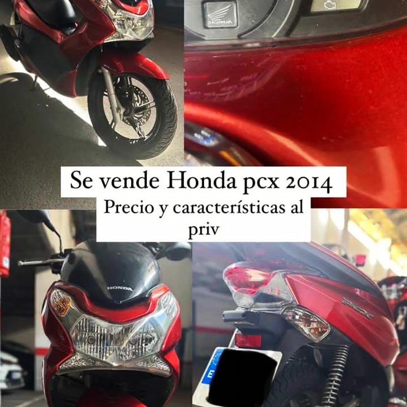 Moto HONDA PCX 125 de seguna mano del año 2014 en Alicante
